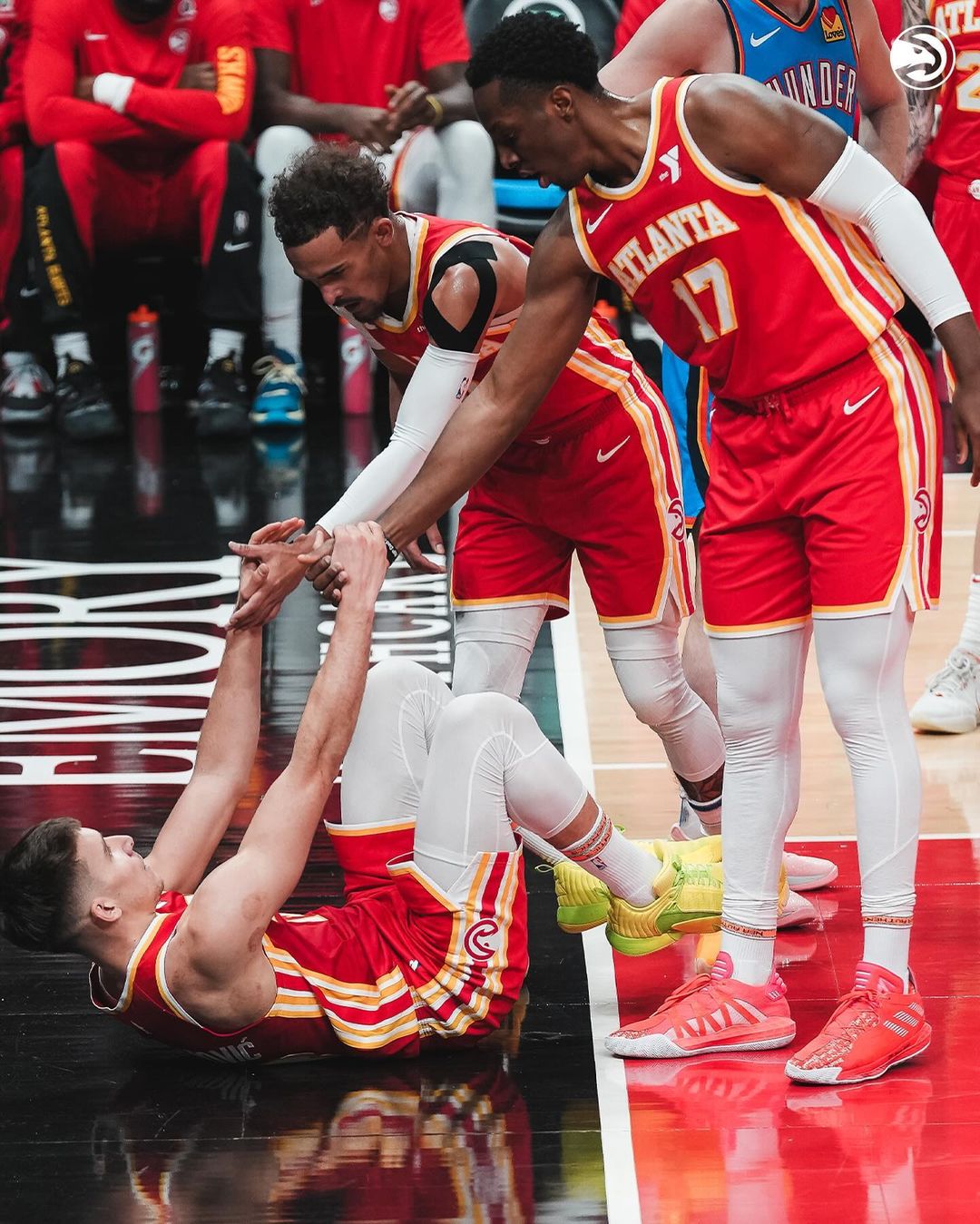 NBA常规赛,亚特兰大老鹰,俄克拉荷马雷霆,亚历山大,博格丹,杰伦-威廉姆斯,章泰-穆雷