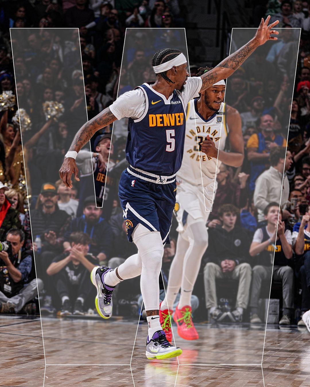 NBA常规赛,丹佛掘金,印第安纳步行者,布鲁斯-布朗,巴迪-希尔德,迈克尔-波特, 尼古拉-约基奇