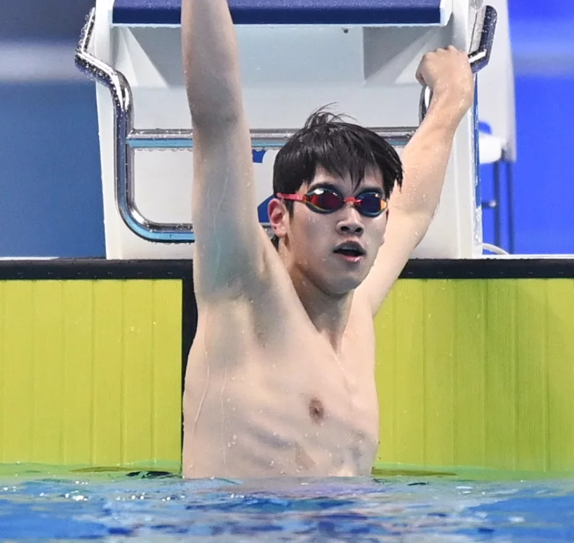 世锦赛,温州男孩,选手潘展乐,获得冠军