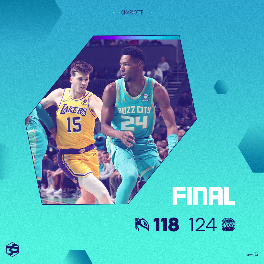 NBA常规赛,浓眉,詹姆斯,拉塞尔,湖人,黄蜂,Charlotte Hornets,Los Angeles Lakers