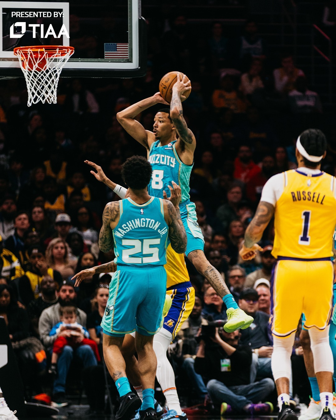 NBA常规赛,浓眉,詹姆斯,拉塞尔,湖人,黄蜂,Charlotte Hornets,Los Angeles Lakers