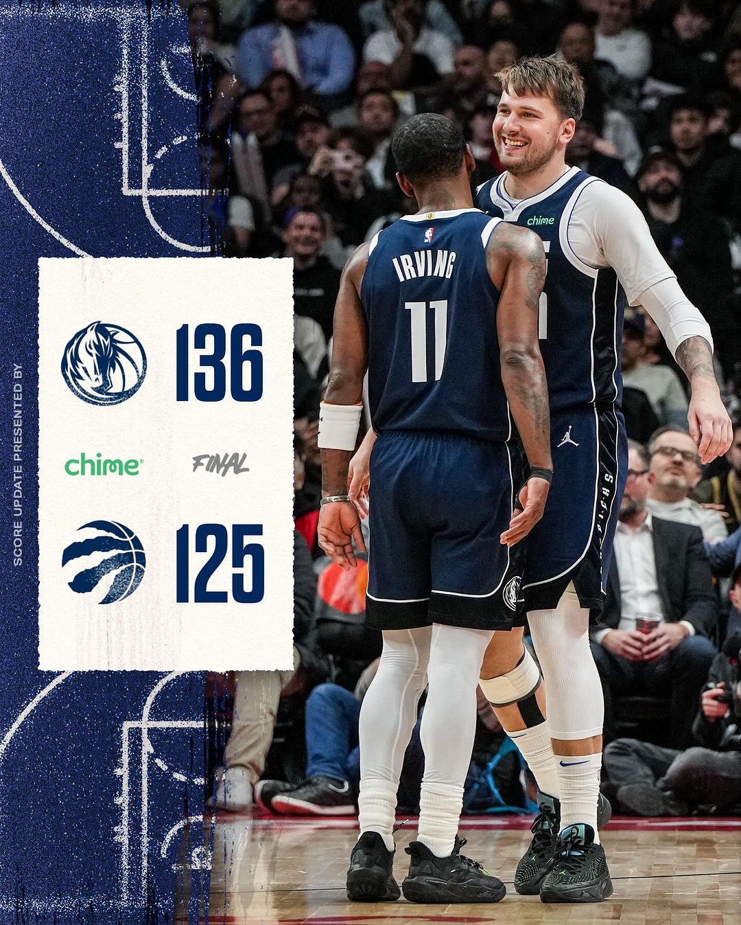 NBA常规赛, Toronto Raptors,达拉斯独行侠,猛龙,东契奇,欧文,巴雷特