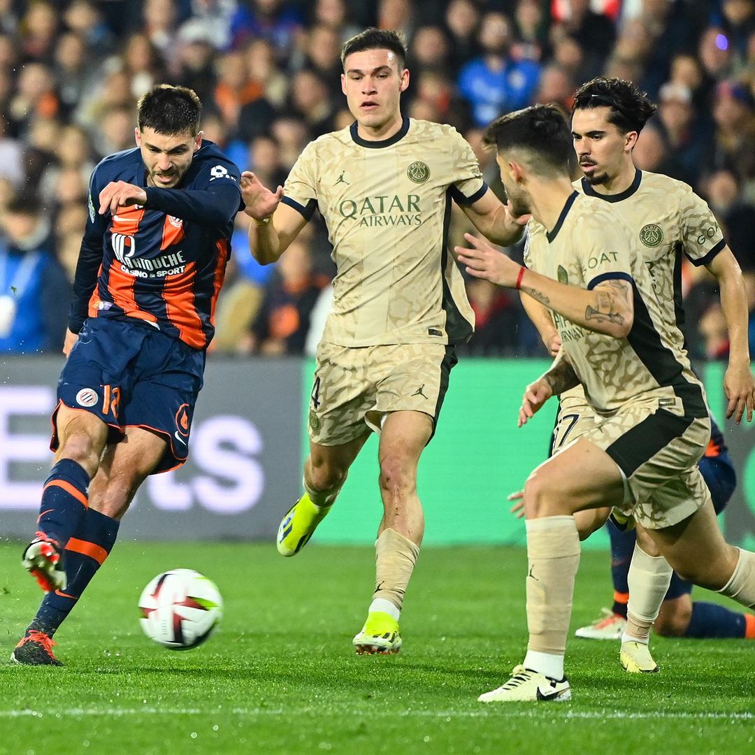 圣日耳曼,豪取11连胜,姆巴佩莱万,法甲联赛,蒙彼利埃,恩里克