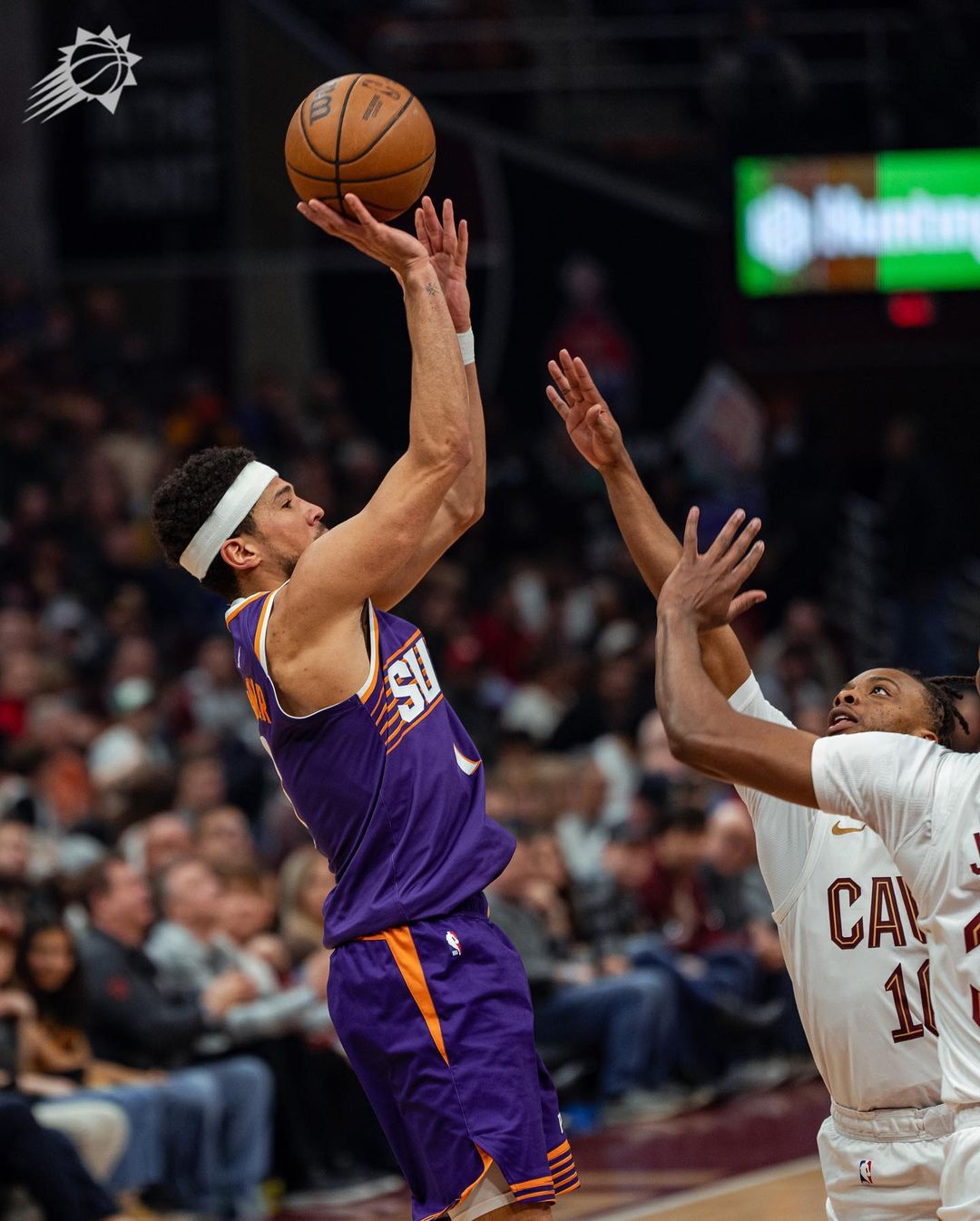 NBA常规赛, 杜兰特,太阳,骑士,布克,菲尼克斯太阳队,克利夫兰骑士队, Cleveland Cavaliers, Phoenix Suns, 奥科罗,格雷森·阿伦