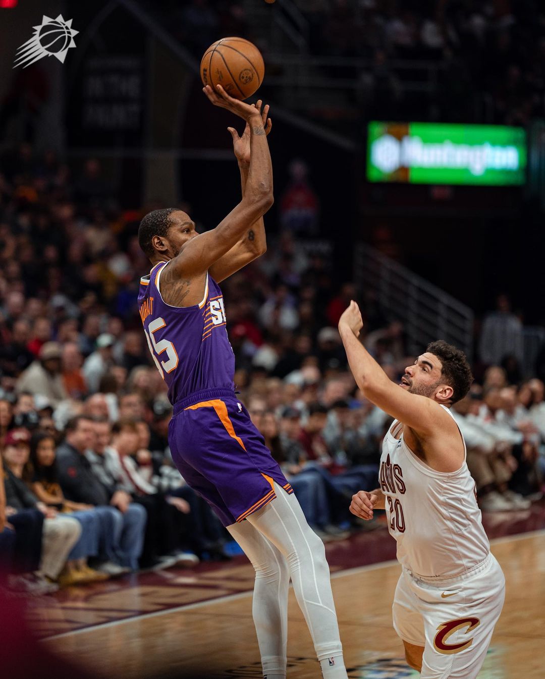 NBA常规赛, 杜兰特,太阳,骑士,布克,菲尼克斯太阳队,克利夫兰骑士队, Cleveland Cavaliers, Phoenix Suns, 奥科罗,格雷森·阿伦