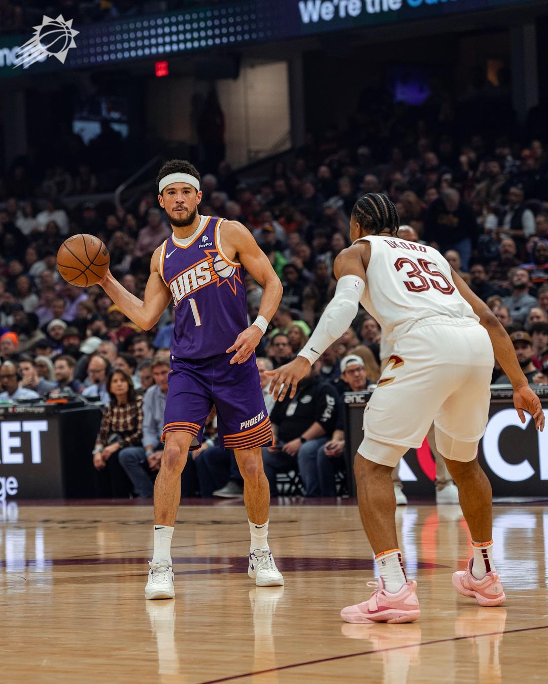 NBA常规赛, 杜兰特,太阳,骑士,布克,菲尼克斯太阳队,克利夫兰骑士队, Cleveland Cavaliers, Phoenix Suns, 奥科罗,格雷森·阿伦