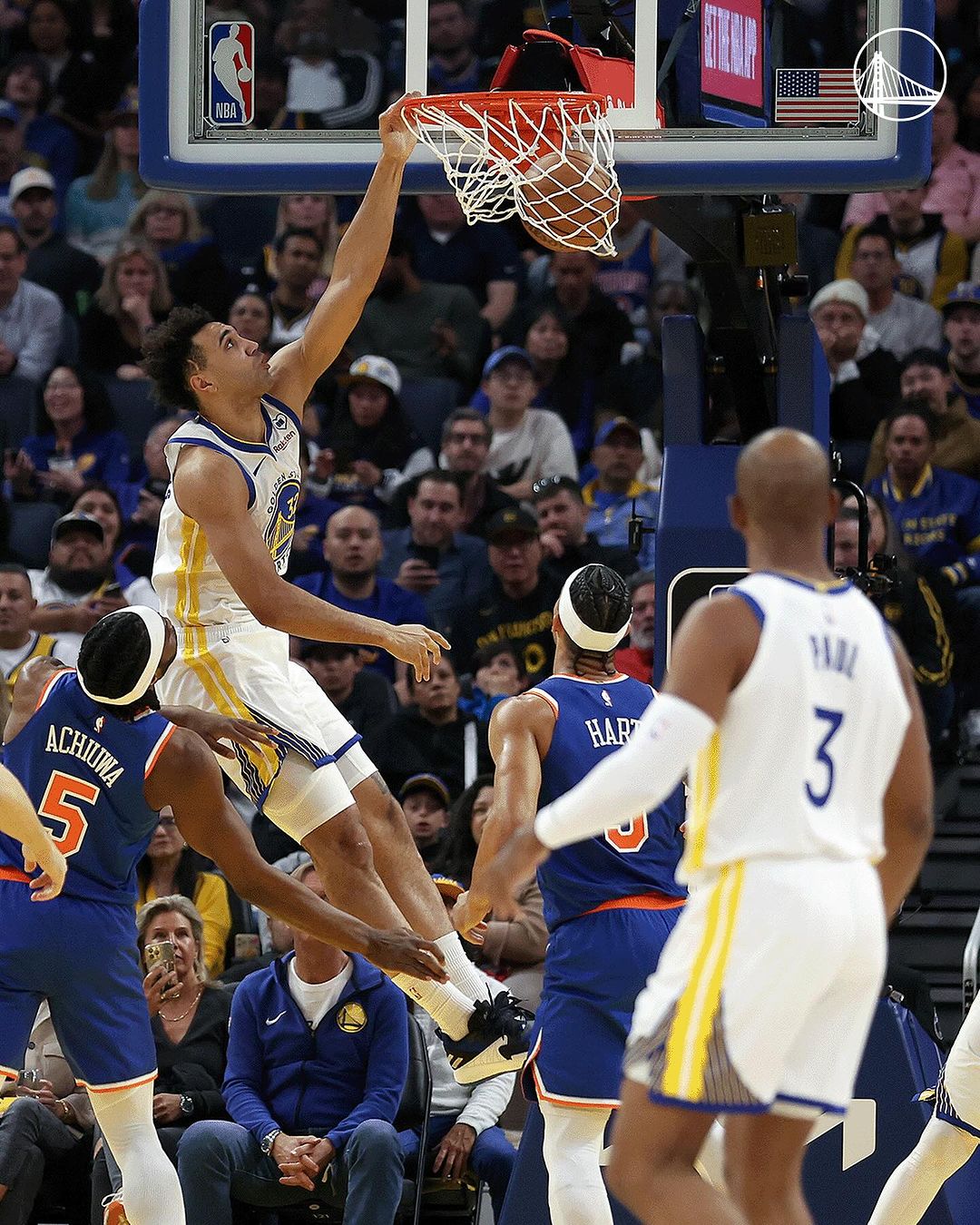 麦克布莱德,Jalen Brunson, Klay Thompson,哈特,库里,尼克,勇士