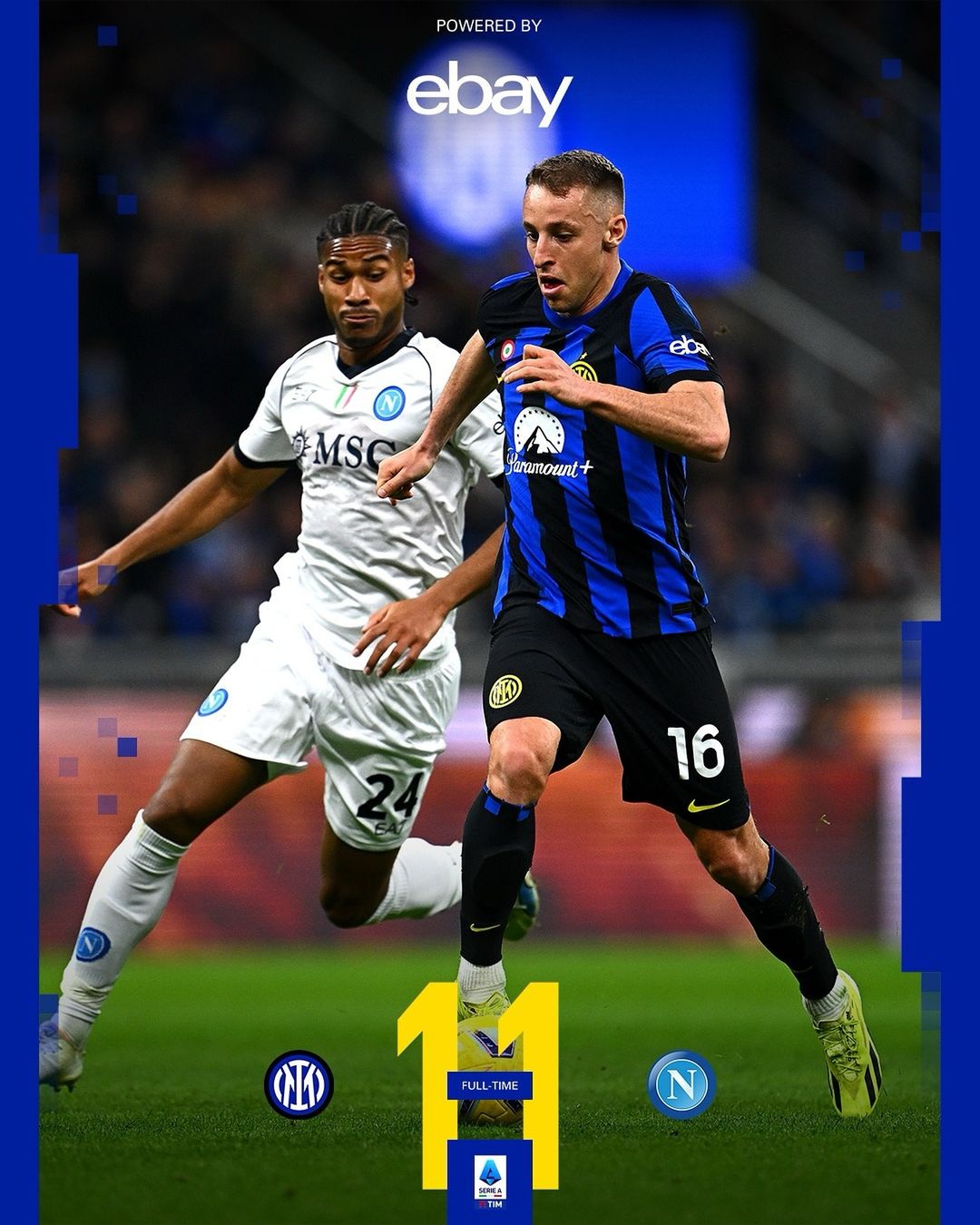 意甲29轮,国际米兰,终结10连胜,那不勒斯