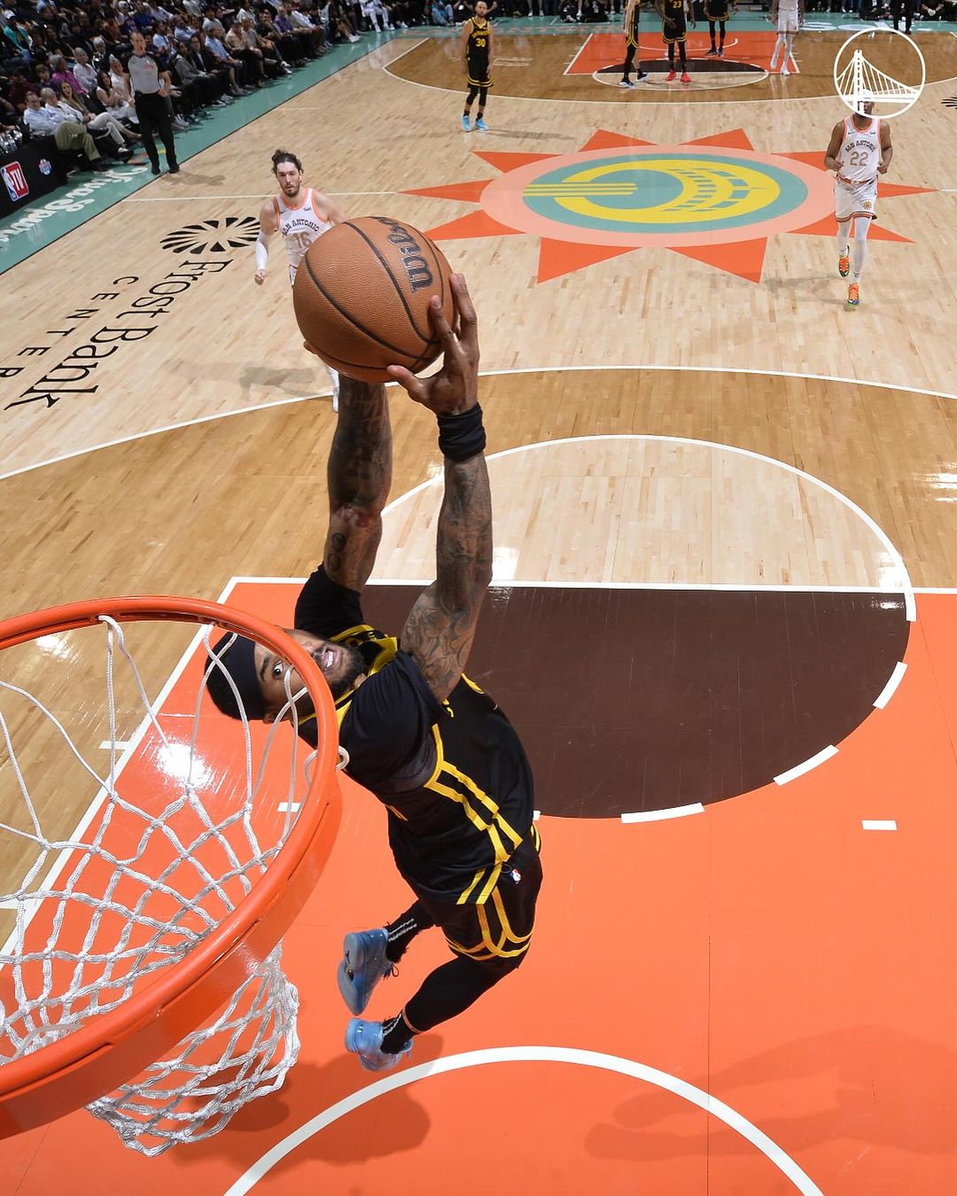 NBA库里,戴维斯,汤普森,勇士队,马刺,圣安东尼奥马刺队