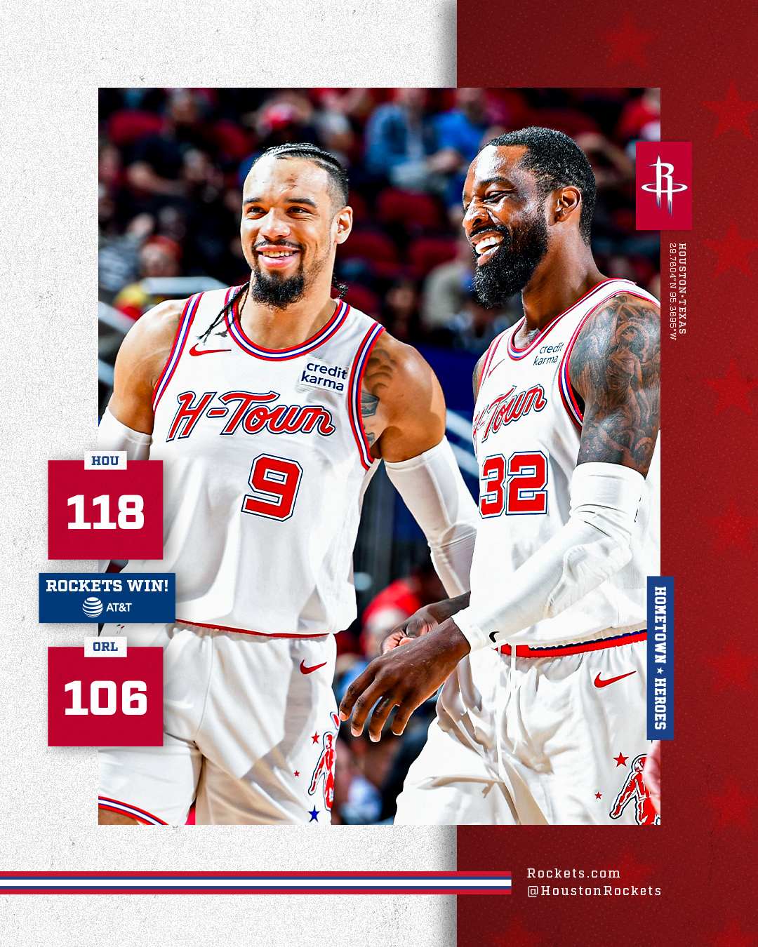 火箭, 范乔丹, 火箭, houstonrockets, orlandomagic, 小史密斯, 班凯罗