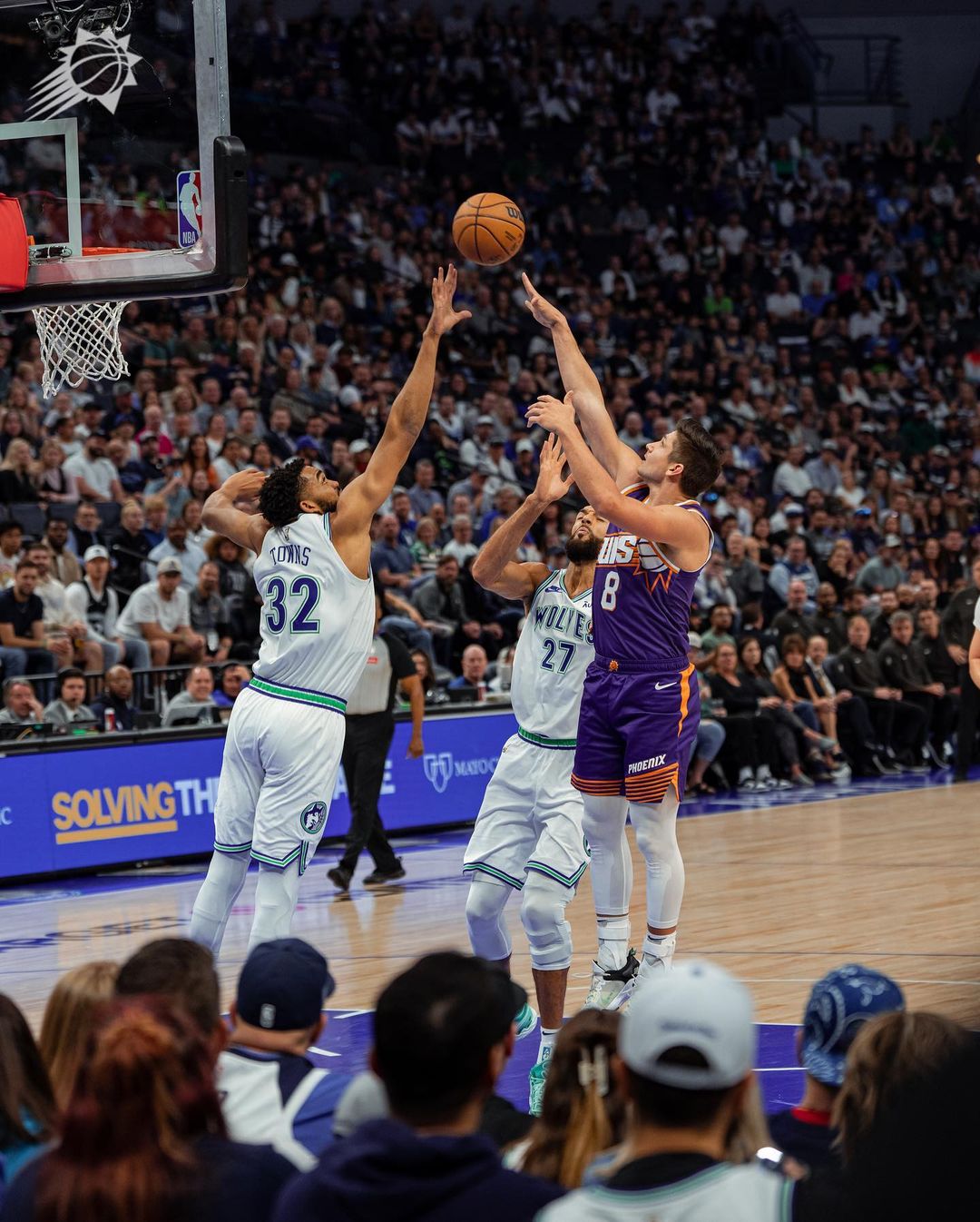 森林狼,麦克丹尼尔斯, 太阳队, 杜兰特, 阿