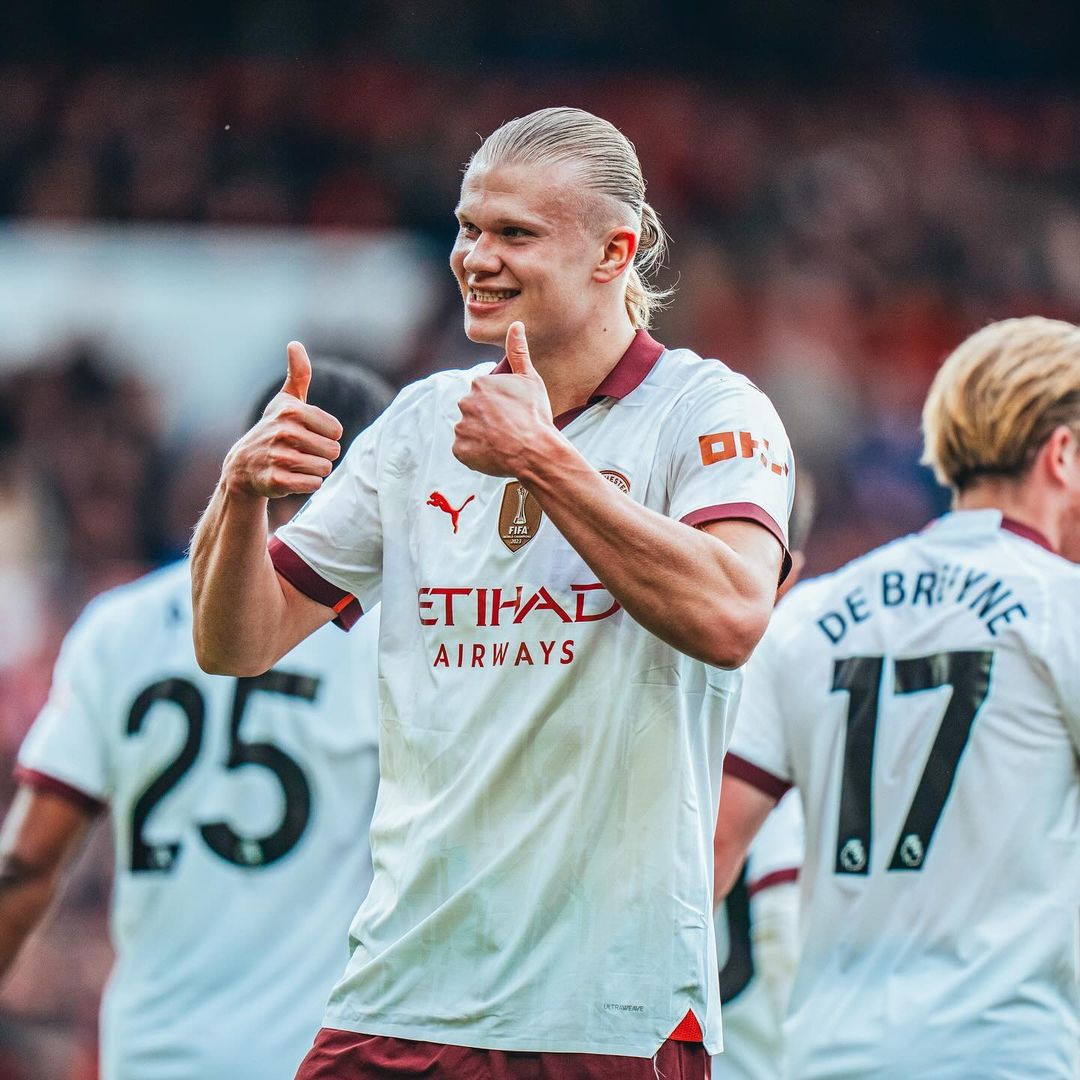 英超第35轮,曼城,森林,哈兰德,复出破门, 诺丁汉森林, 德布劳, 伍德, 格瓦迪奥尔