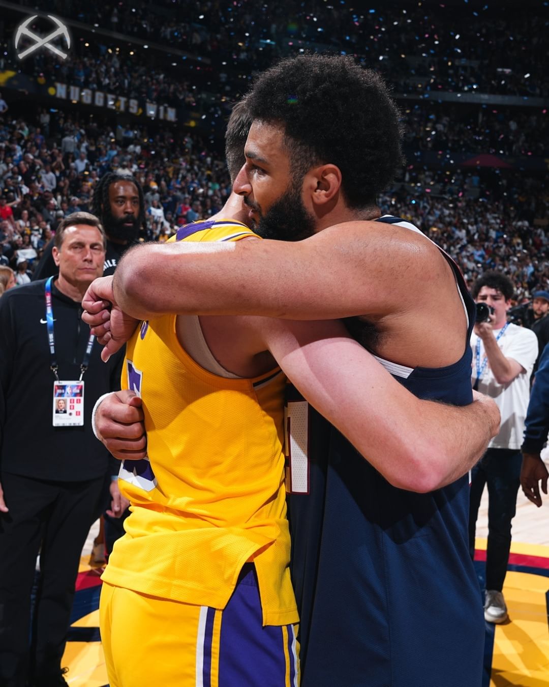 掘金,湖人,詹姆斯, NBA季后赛, 戴维斯, 里夫斯