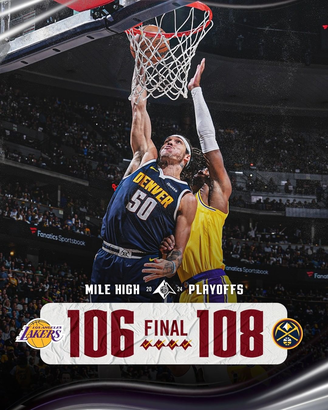 掘金,湖人,詹姆斯, NBA季后赛, 戴维斯, 里夫斯