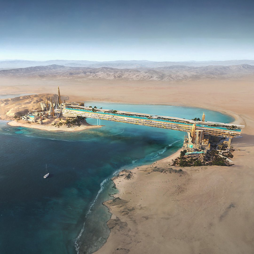 亚喀巴湾, 舄湖黄金地段, 沙特阿拉伯, 舄湖度假村,塔布克市, Mark Foster Gage Architects