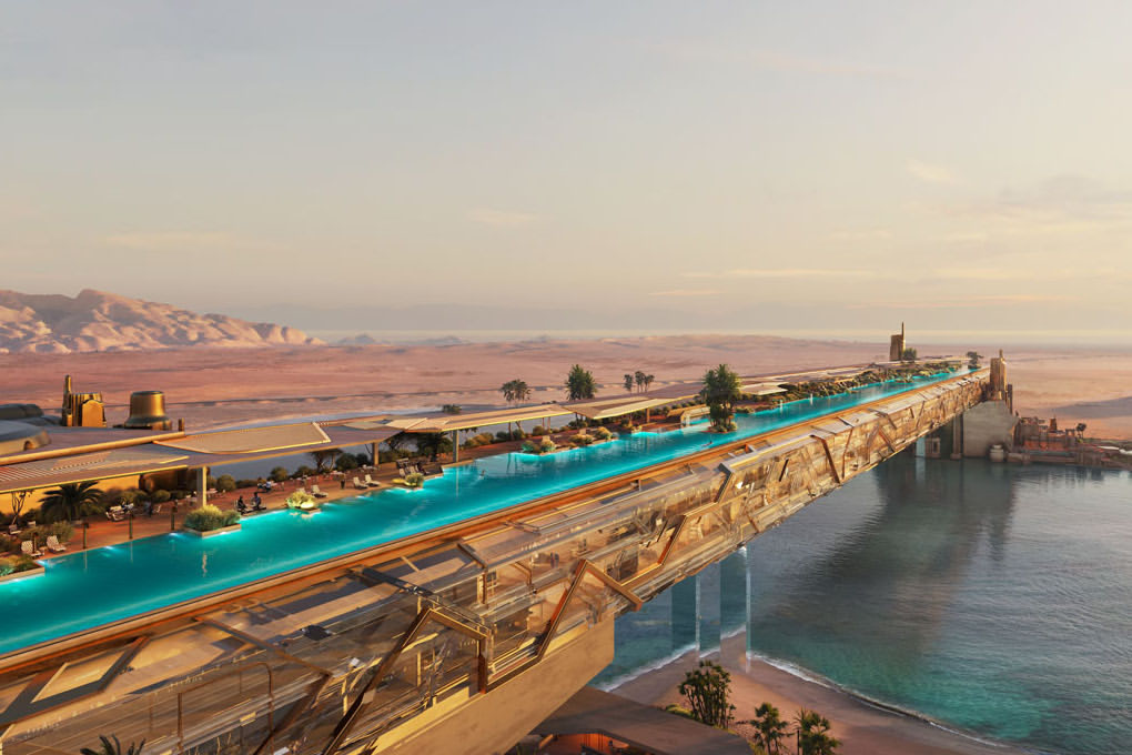 亚喀巴湾, 舄湖黄金地段, 沙特阿拉伯, 舄湖度假村,塔布克市, Mark Foster Gage Architects