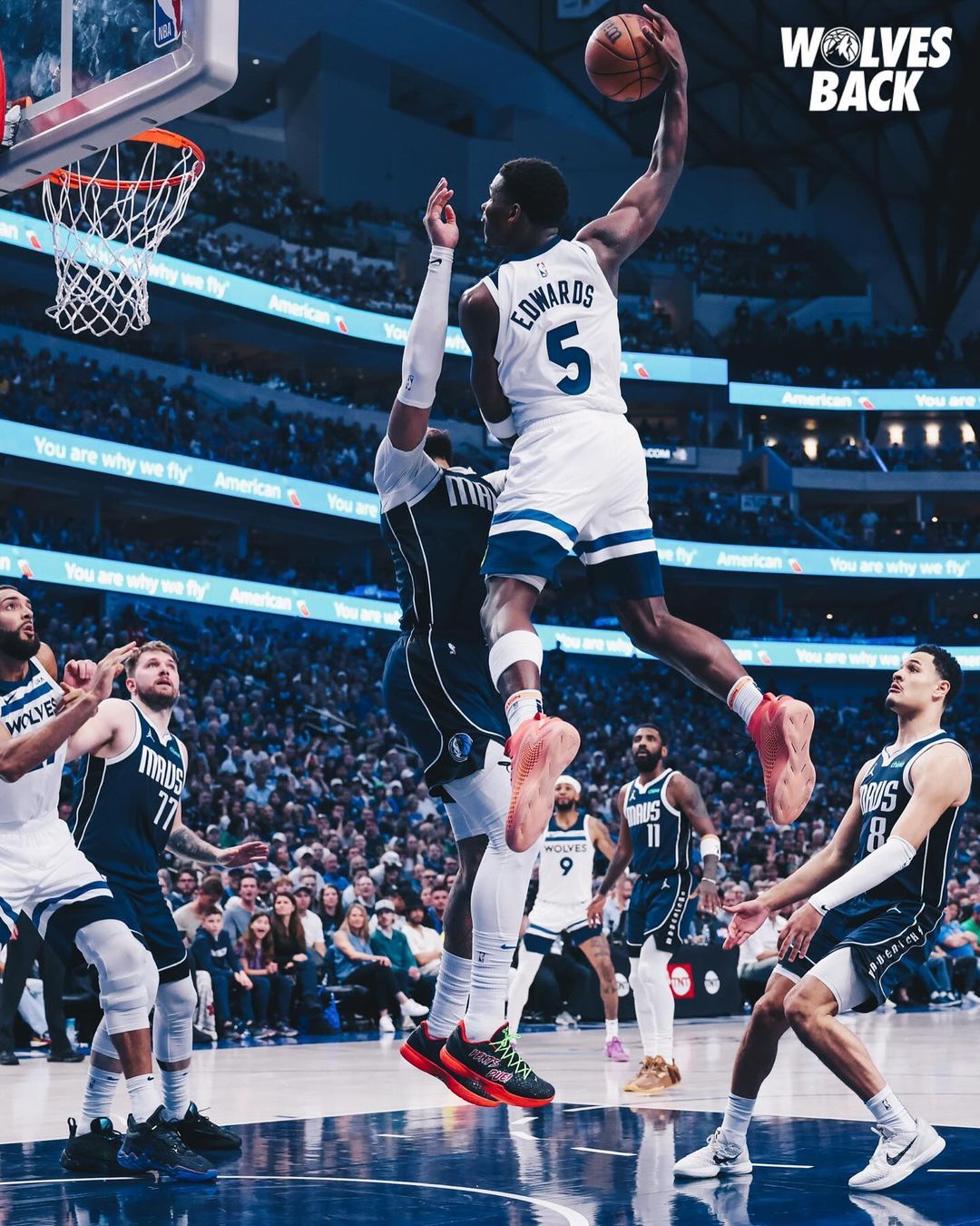 NBA季后赛东欧,爱德华兹,独行侠,森林狼, 东契奇, 麦克丹尼尔斯, 莱夫利