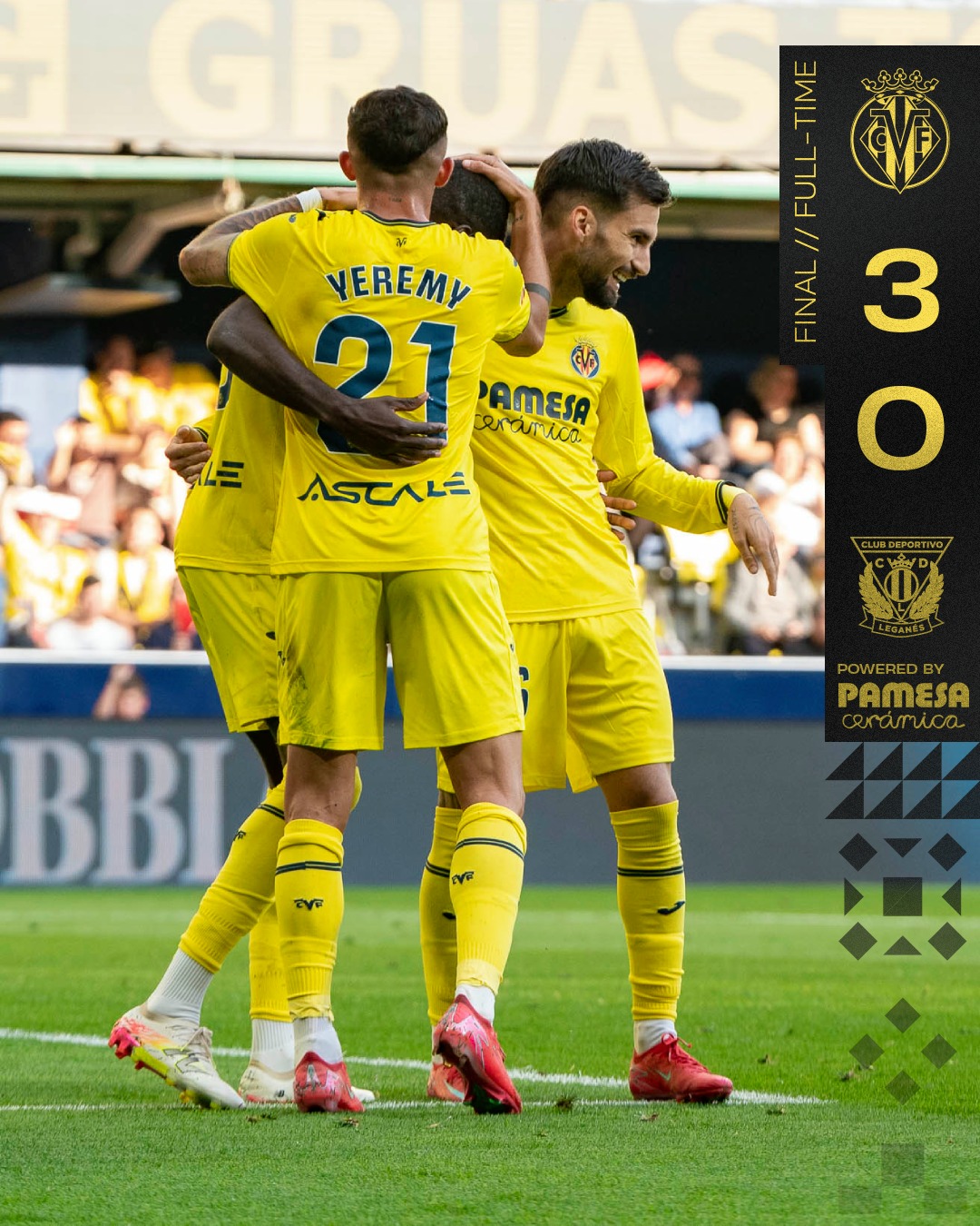 西班牙足球,甲级联赛,联赛第36轮,比利亚雷亚尔,莱加内斯