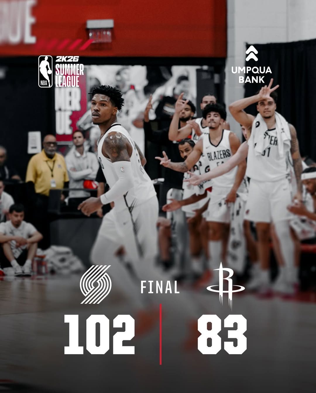 Portland Trail Blazers, NBA, 拉斯维加斯夏季联赛, 杨瀚森, 休斯敦火箭,波特兰开拓者,