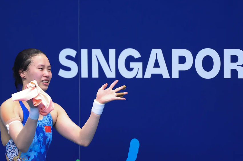 游泳世锦赛,水女子10米,陈芋汐,夺冠,谢佩铃,铜牌