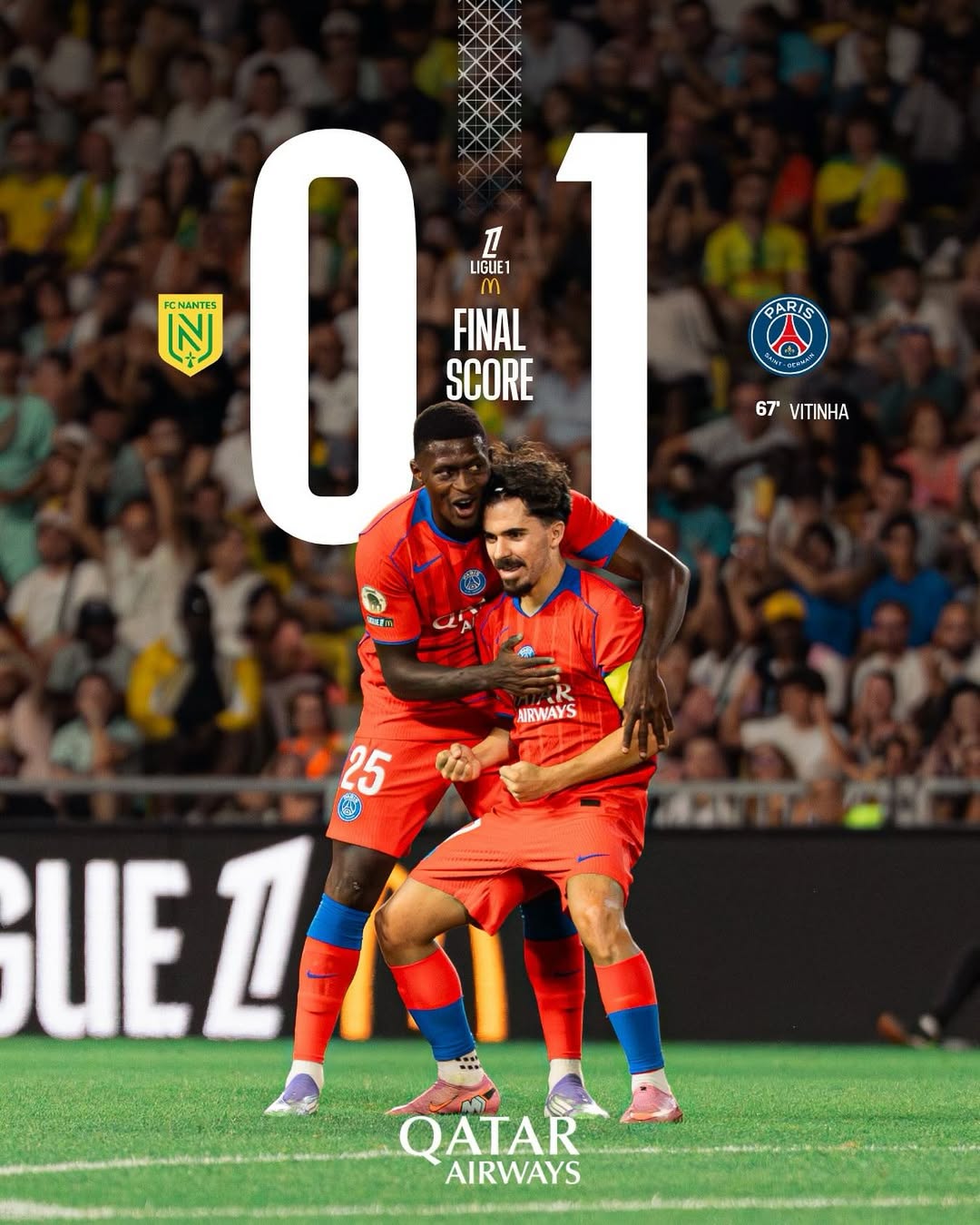 法甲,巴黎,南特,维蒂尼亚,拉莫斯,贡萨洛,开门红