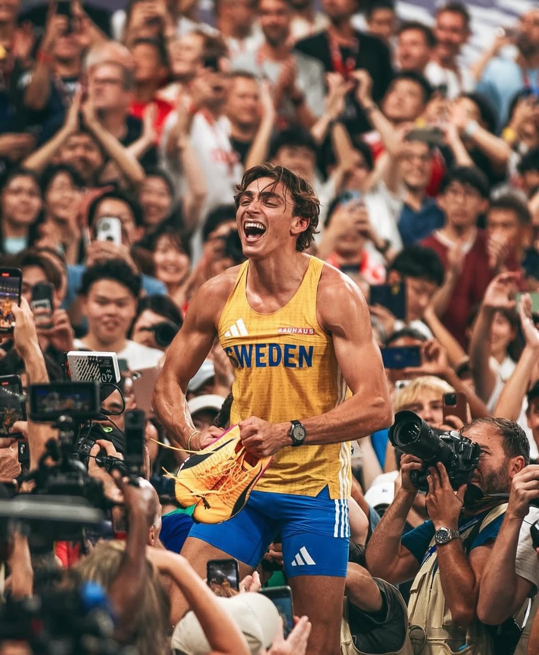 田径世锦赛,打破撑杆跳纪录,夺冠,杜普兰蒂斯