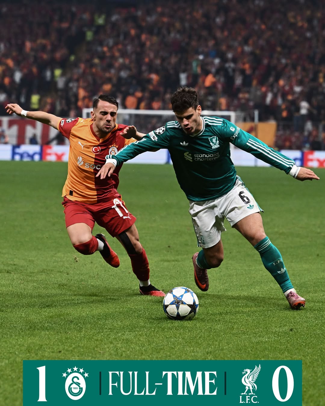 Liverpool Football Club,欧冠,利物浦,加拉塔萨雷, 爆出冷门, 奥斯梅恩