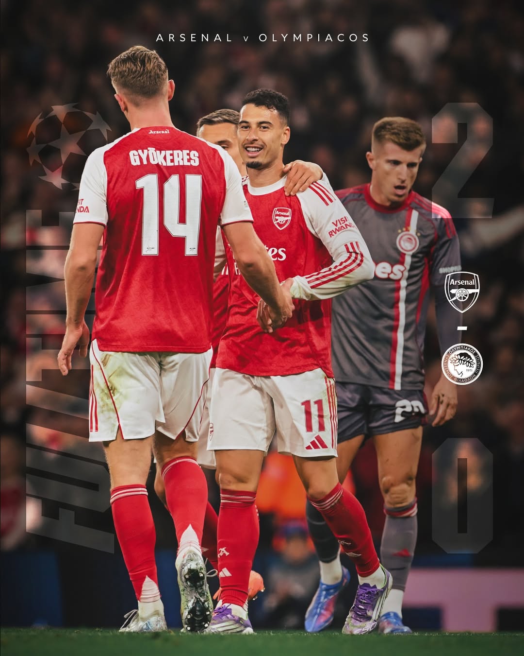 The Arsenal Football Club,欧洲冠军联赛,阿森纳,奥林匹亚科斯,阿森纳