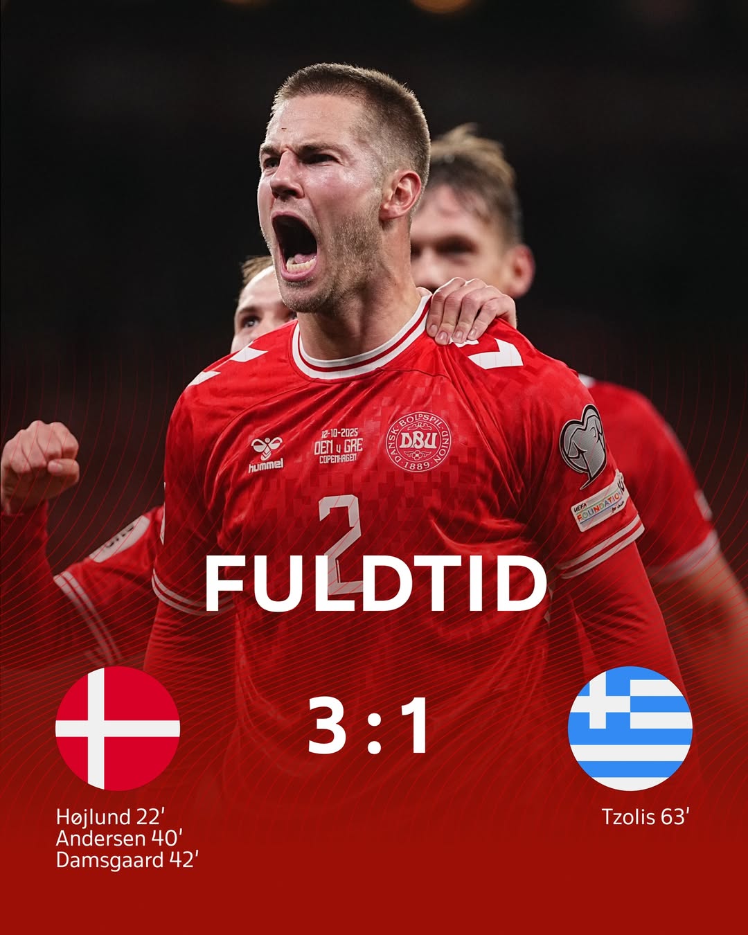 世界杯欧洲区,丹麦,希腊,霍伊伦破门,达姆斯,传射,互博体育,互博前瞻