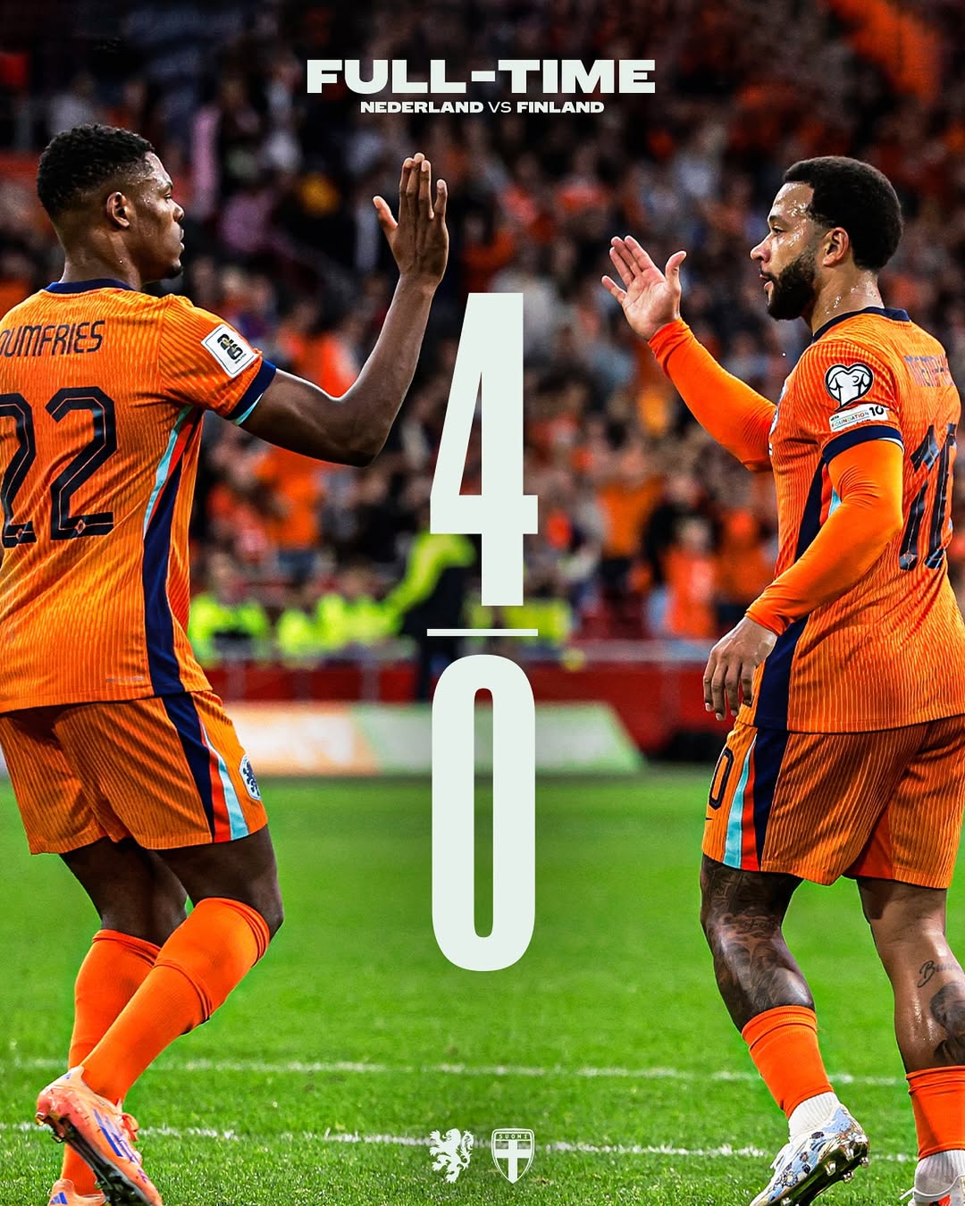 世预赛,疯狂夜,荷兰,芬兰,加纳晋级, Nederlands voetbalelftal, 荷兰国家足球队