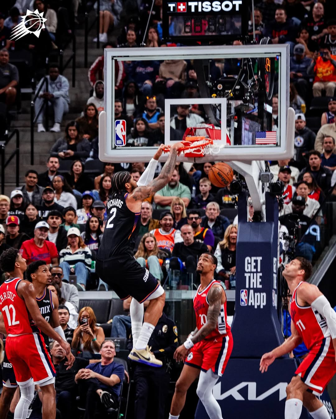 洛杉矶快船,四连败,菲尼克斯太阳队, NBA常规赛, 哈登, Phoenix Suns, Los Angeles Clippers