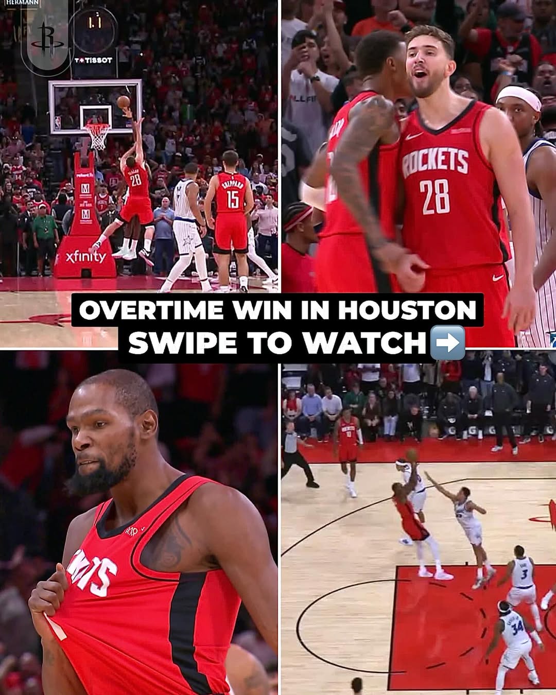 Houston Rockets,杜兰特, NBA常规赛, 魔术,火箭