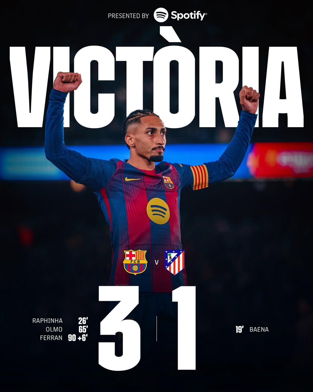 莱万,逆转,拉菲尼亚,奥尔莫,巴萨,马竞,Futbol Club Barcelona