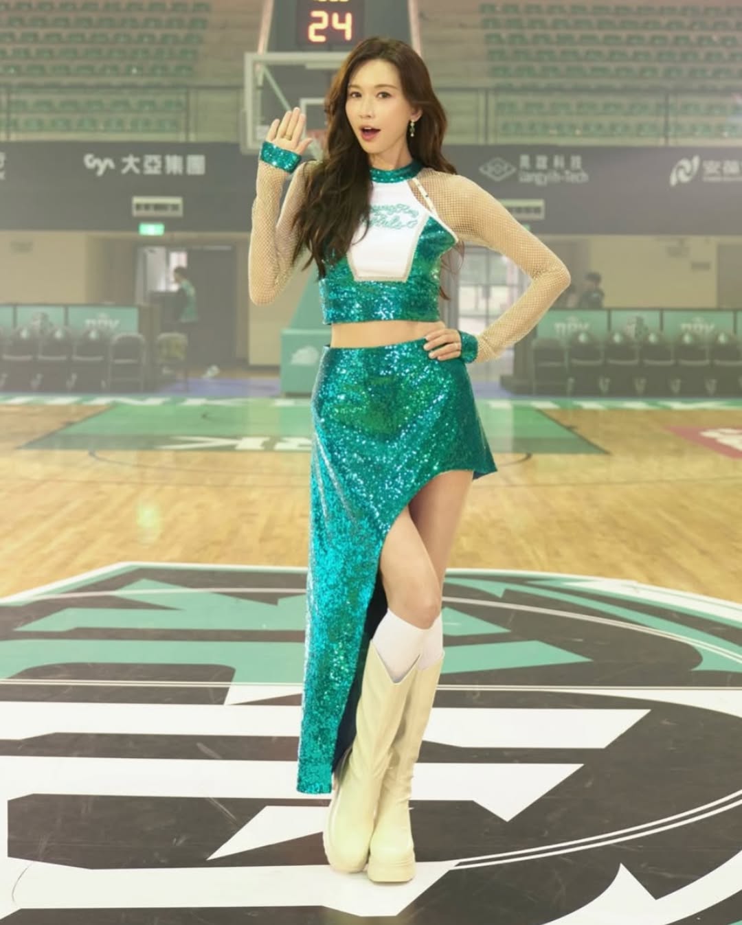 P. LEAGUE+,林志玲,啦啦队,热舞掀高潮,洋基工程,拉拉队