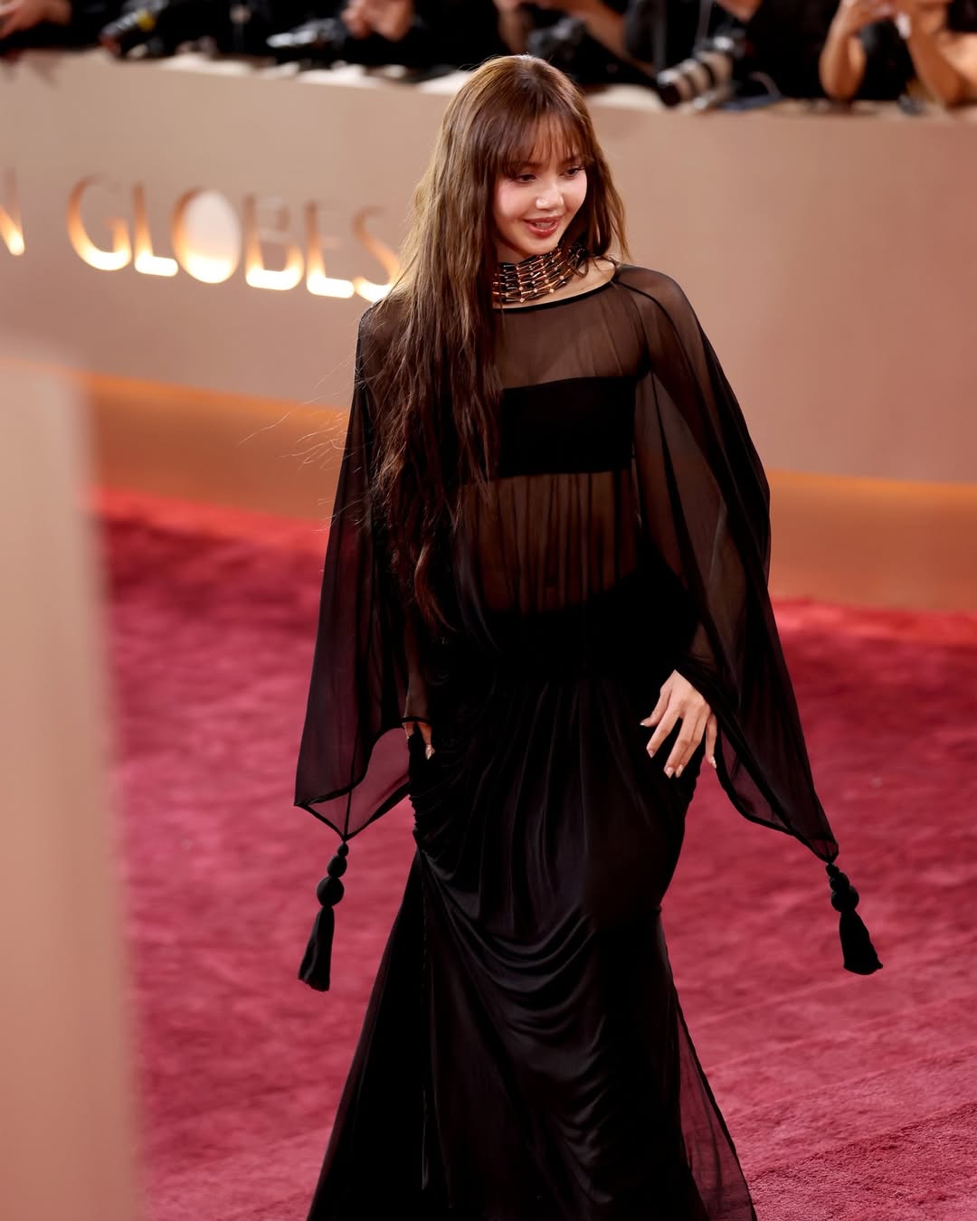 83届金球奖颁奖典礼, BLACKPINK, Lisa, 透视装