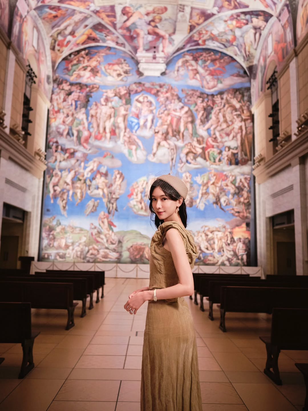 名模,林志玲,优雅现身,美术馆, 艺术品