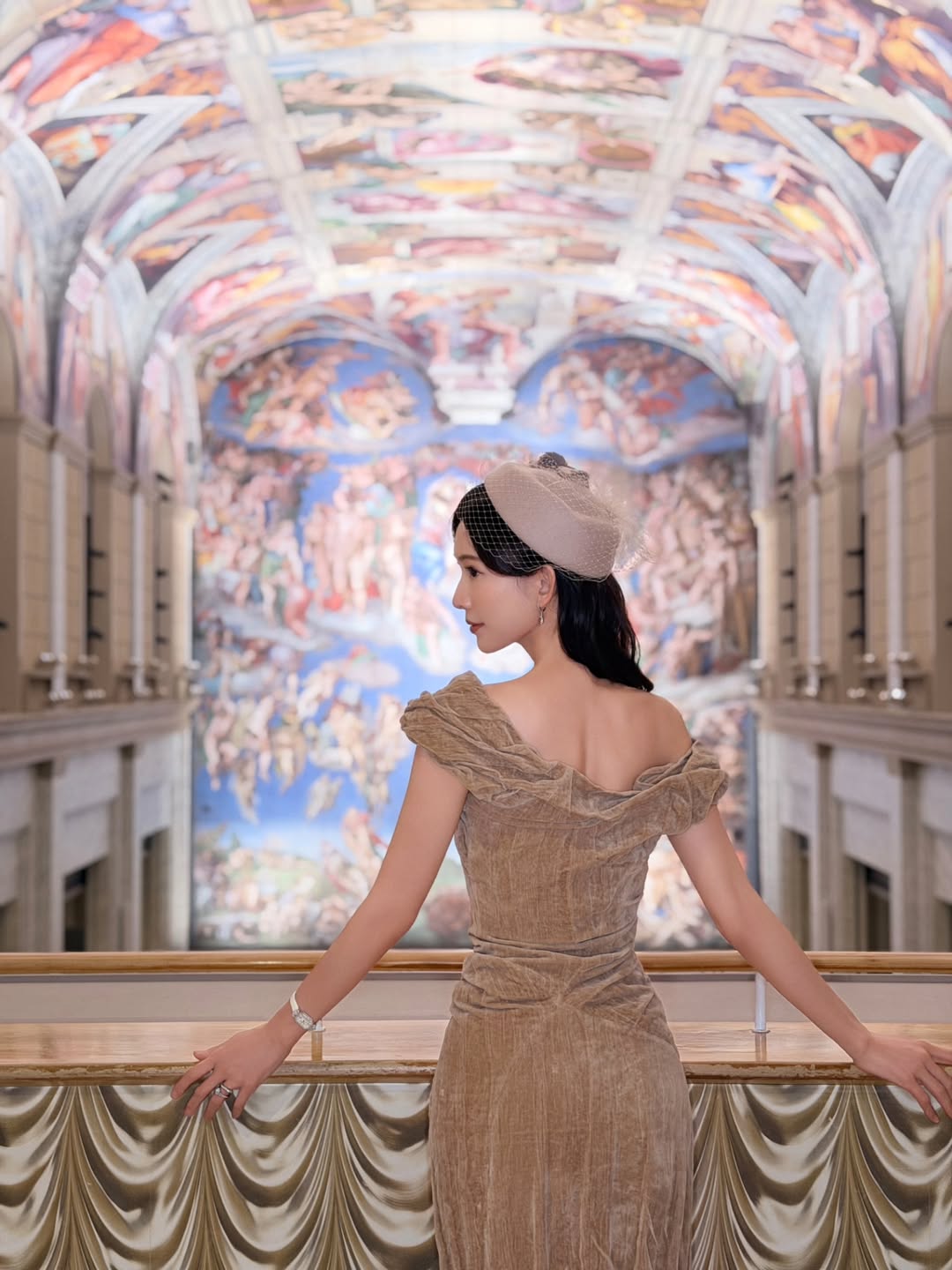 名模,林志玲,优雅现身,美术馆, 艺术品