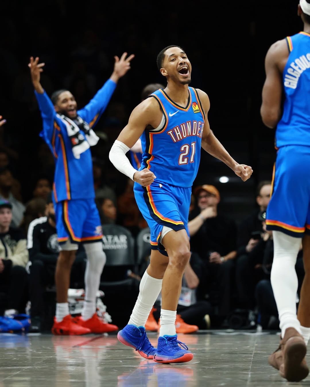 NBA常规赛,雷霆,篮网,麦凯恩,亚历山大,俄克拉荷马城雷霆,布鲁克林