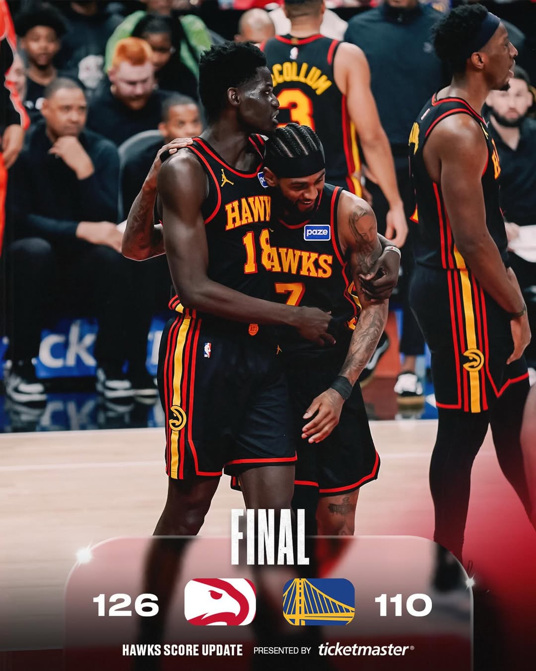 NBA常规赛,老鹰,勇士, 戴森·丹尼尔斯, 梅尔顿