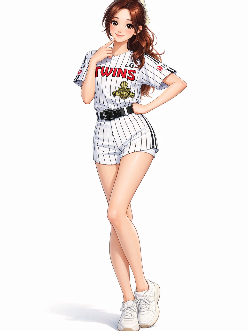 李珠珢,LG双子拉拉队,韩女团,韩国职棒,LG双子队,AI女神,李珠珢, 张竞