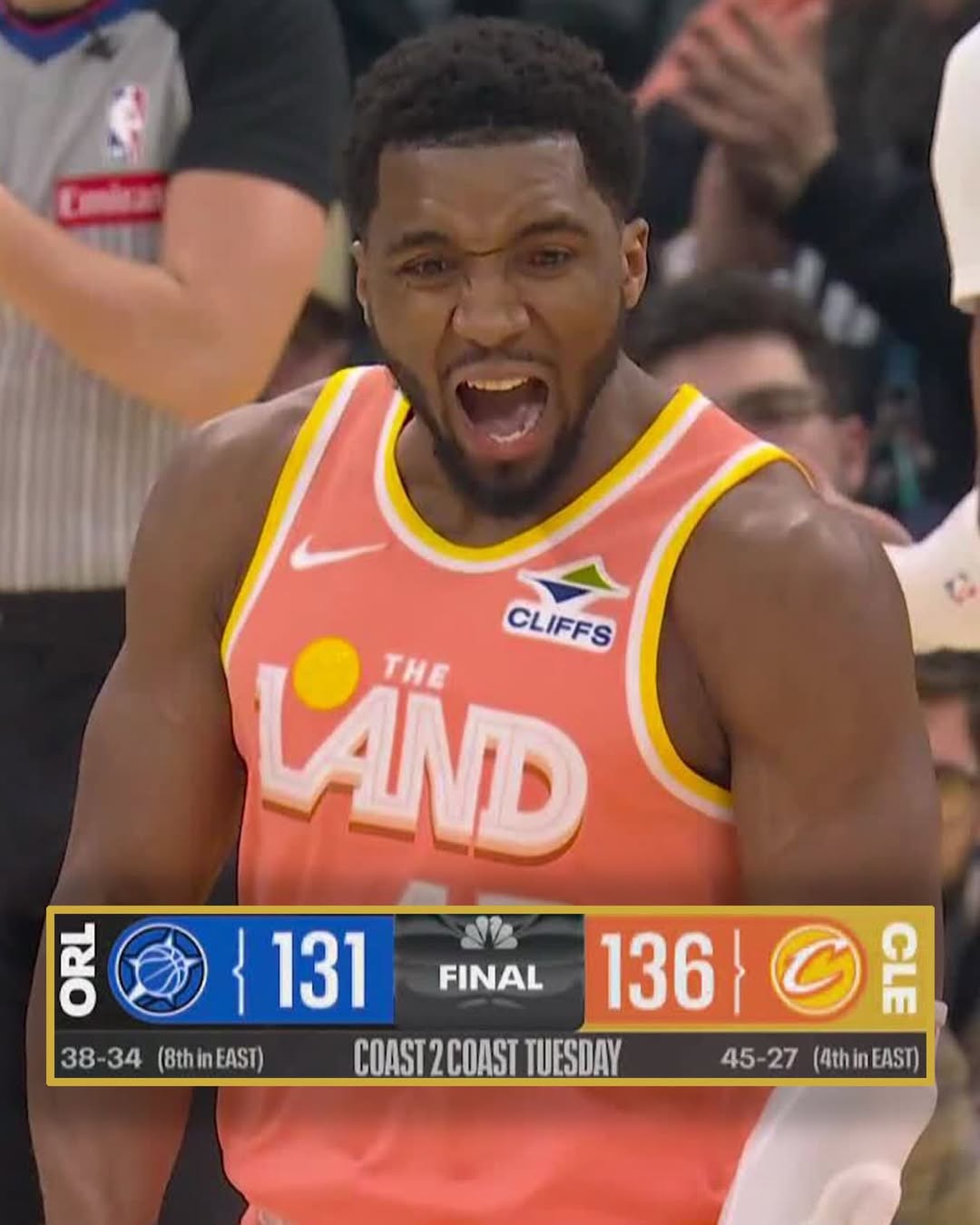 NBA常规赛,哈登,米切尔,骑士,魔术,四连胜