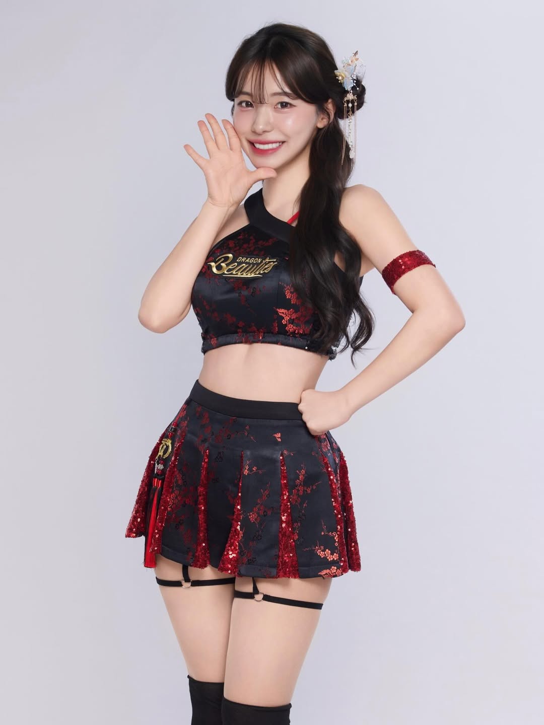 韩籍拉拉队女神,李多慧,火辣身材,拉拉队女孩