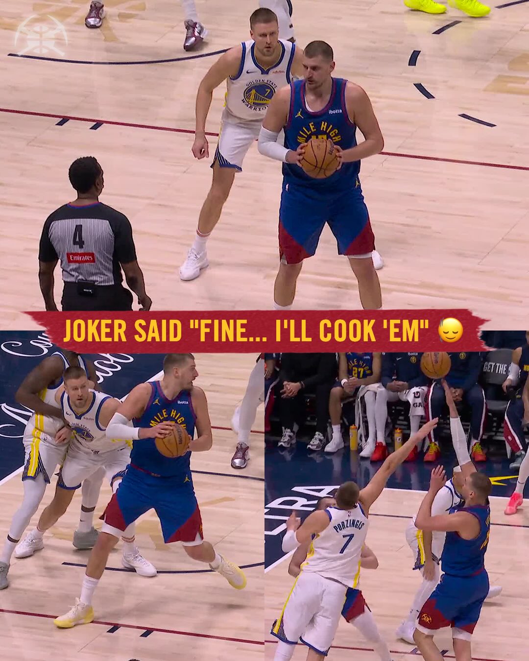 掘金,约基奇,贾马尔-穆雷, 勇士,NBA,篮球,777ball