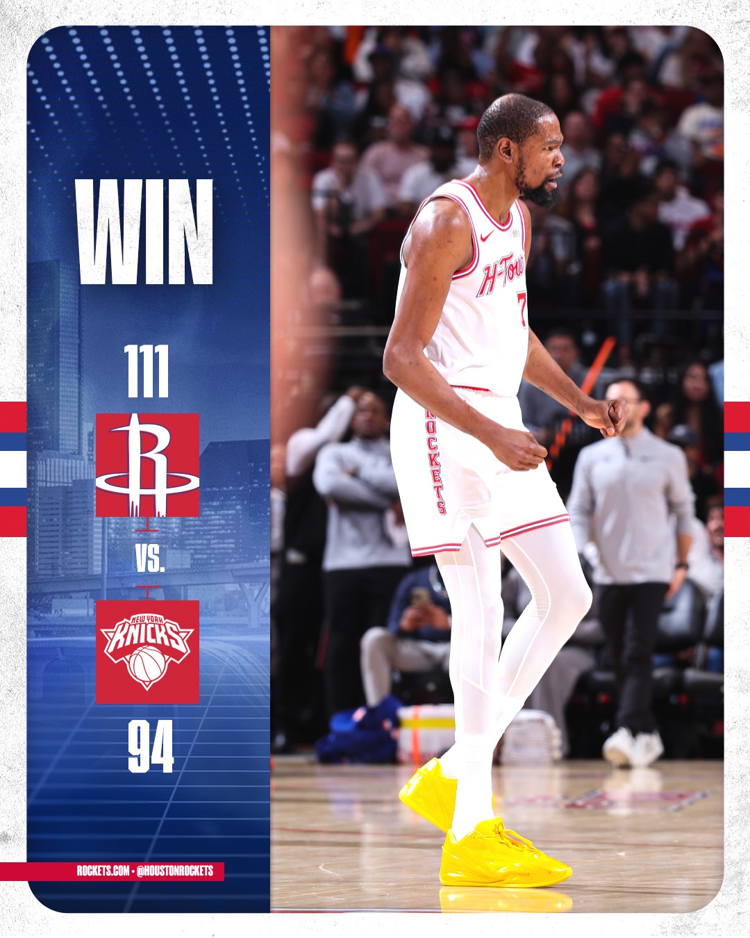 Houston Rockets, NBA常规赛, 火箭, 尼克斯