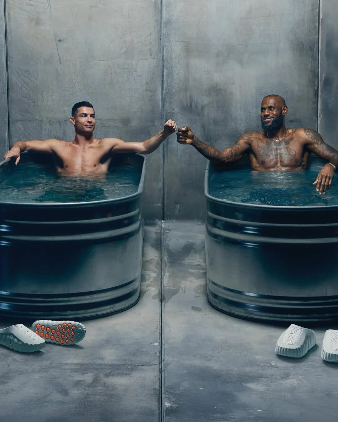 Cristiano Ronaldo,C罗, 冰浴碰拳, Nike, Mind Slide