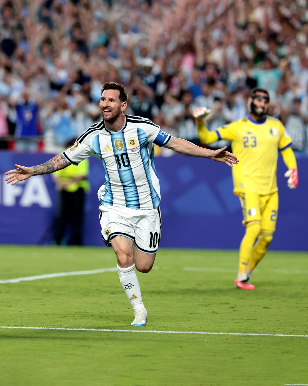 Selección de fútbol de Argentina,美加墨世界杯,帽子戏法,阿尔及利亚,阿根廷,卫冕冠军,世界杯J组 足坛球王 