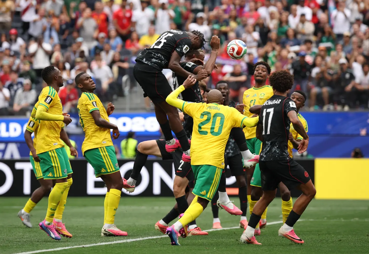 Canada men's national soccer team, South Africa national football team,777ball,互博HB,世界杯,赛式, 加拿大国家足球队, 欧斯塔基奥,淘汰赛,洛杉矶SoFi体育场,美加墨世界杯