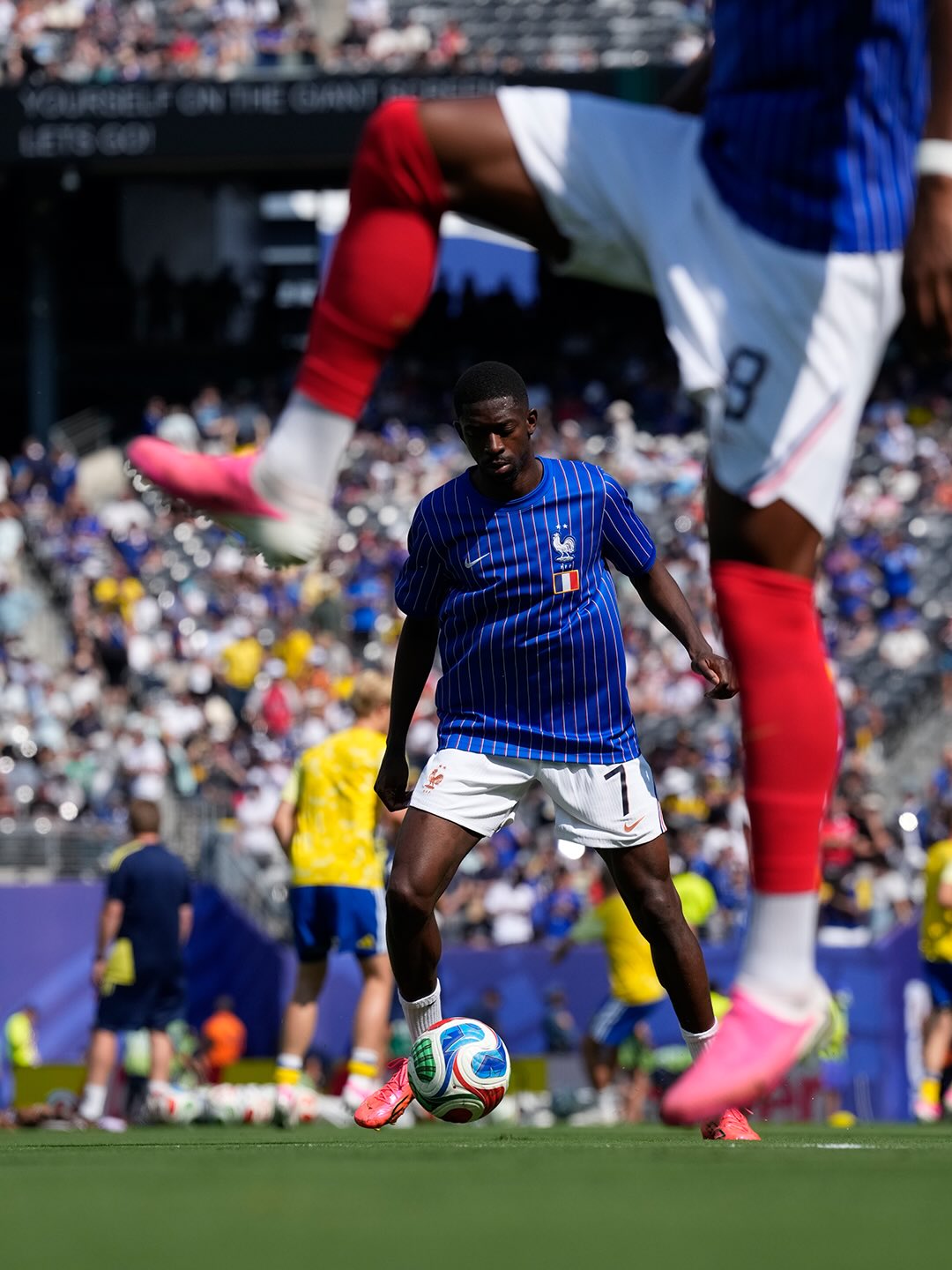 法国国家足球队, Équipe de France de football, 瑞典国家足球队, 美加墨, 姆巴佩破门, 晋级16强