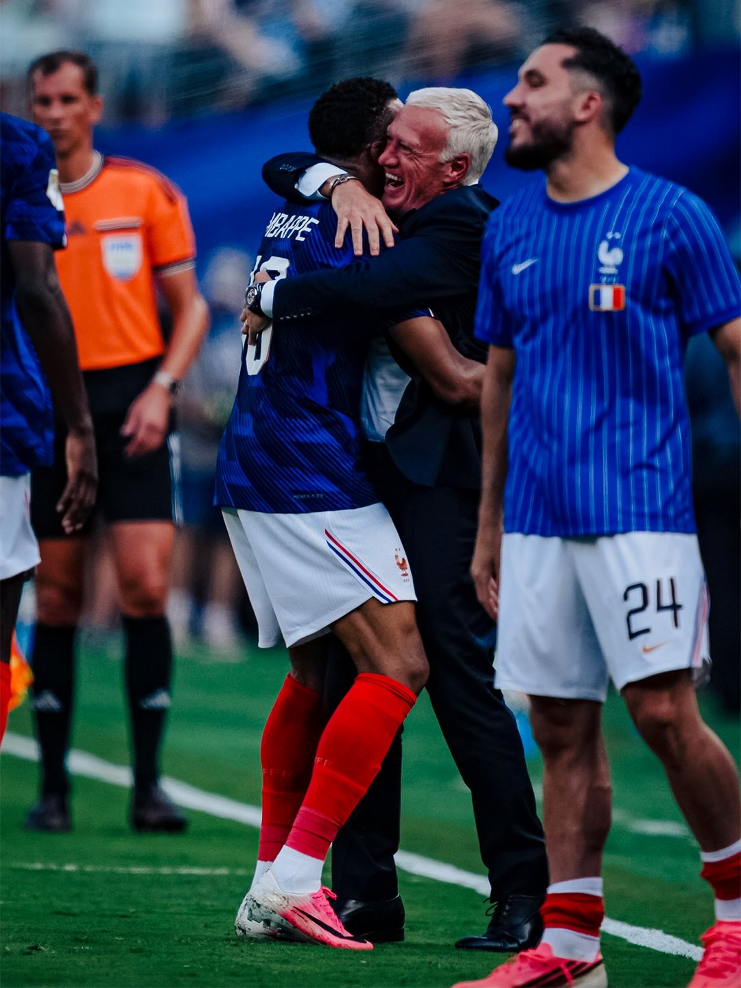法国国家足球队, Équipe de France de football, 瑞典国家足球队, 美加墨, 姆巴佩破门, 晋级16强