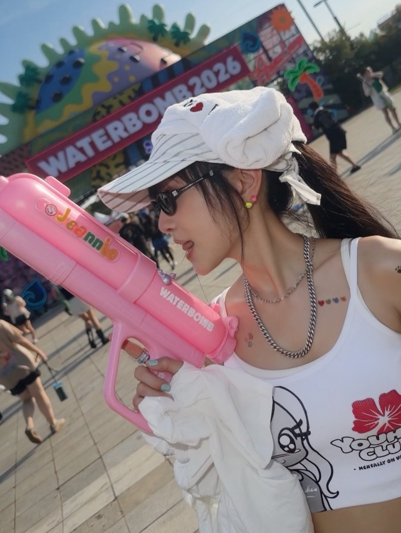 谢金燕,Waterbomb,首尔,腹肌,搭讪, 首尔朝圣水炸弹, 51岁冻龄